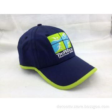 Sport Microfiber Polyester Embroidered Baseball Cap with Em